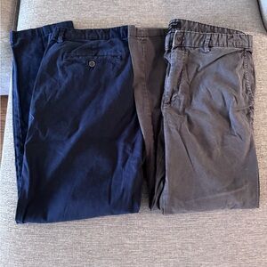 Banana Republic Men's Chinos in Navy and Gray